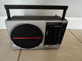 Emerson Model #P3807 Portable Radio AM FM -working