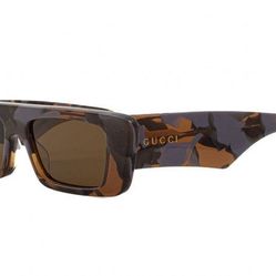 New Gucci Sunglasses Tortoiseshell Brown And Gray