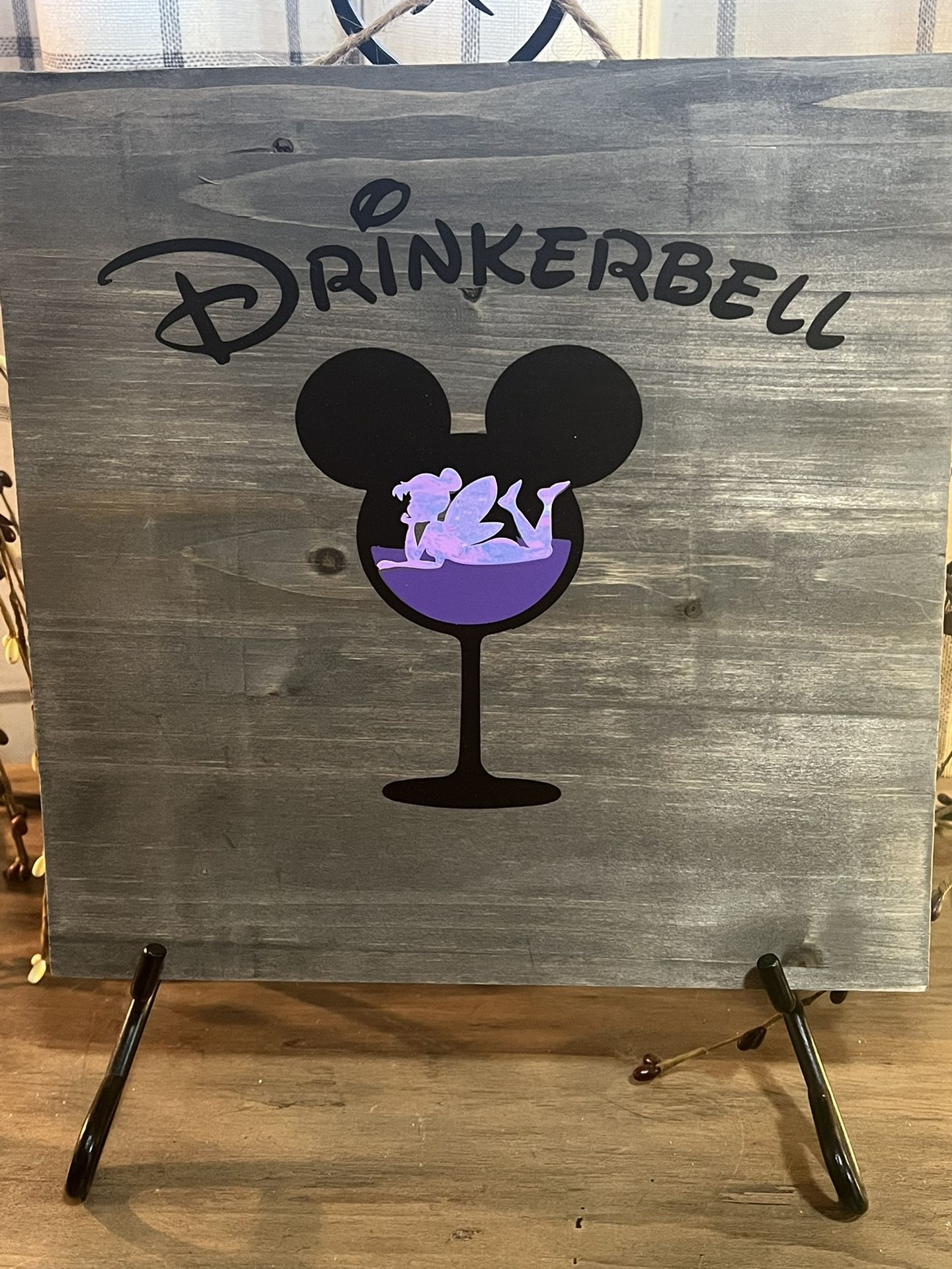Tinker bell To drinker bell.