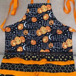 handmade halloween apron $12