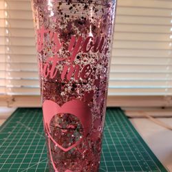 Pink Snowglobe Tumbler Starbucks Venti