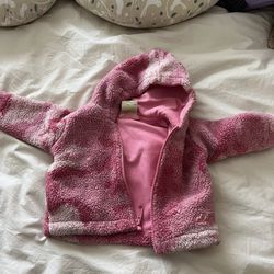 Pink Camp Baby Girl Jacket