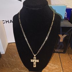 10k Gold Chain And Pendant 
