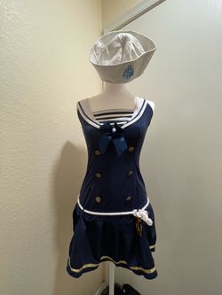 Sailor Girl Halloween Costume with Hat