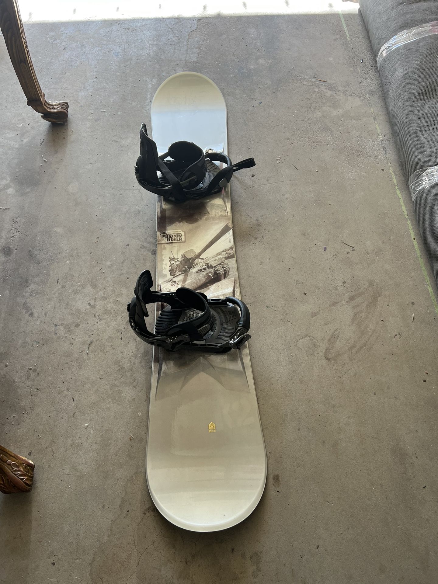 165 k2 Recon Riser S-Class Snowboard