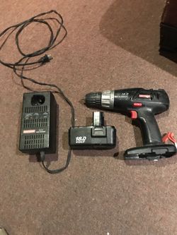 CRAFTSMAN 18 volt cordless Drill