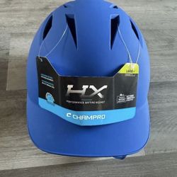 NEW Champro Sports Baseball Batting Helmet with Jaw Guard Size Large New, Open Box 7 - 7 1/2