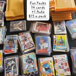 MLB FUN PACKS REPACKS FAMILY VALUE