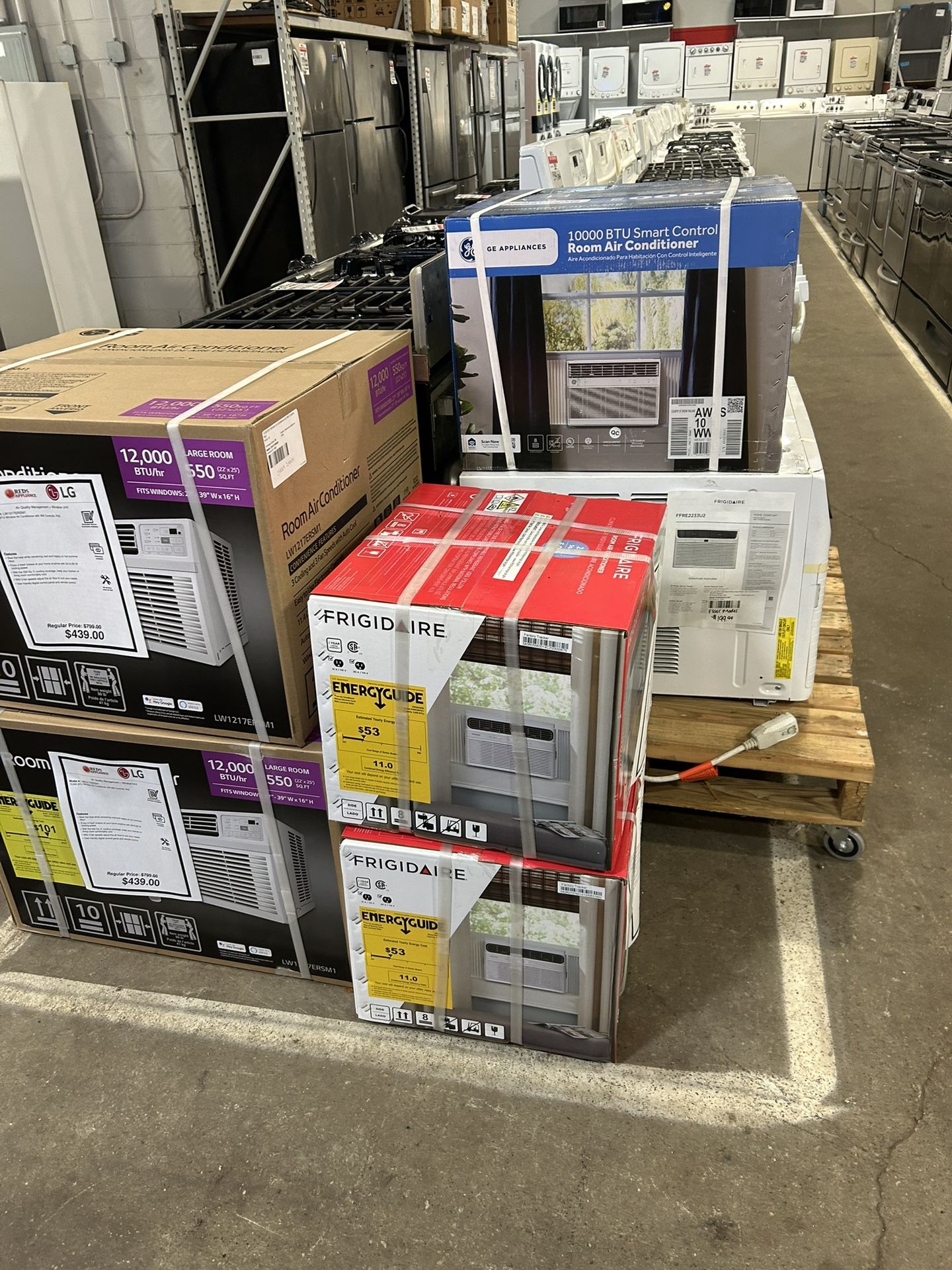 Window Air Conditioners Different Size BTUs
