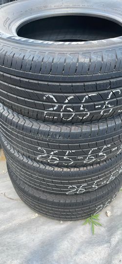 4 used tires Used tires Michelin primacy 265/65/17 $350 tires including tax installation and balance