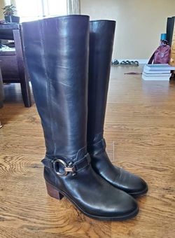 Coach leather boots