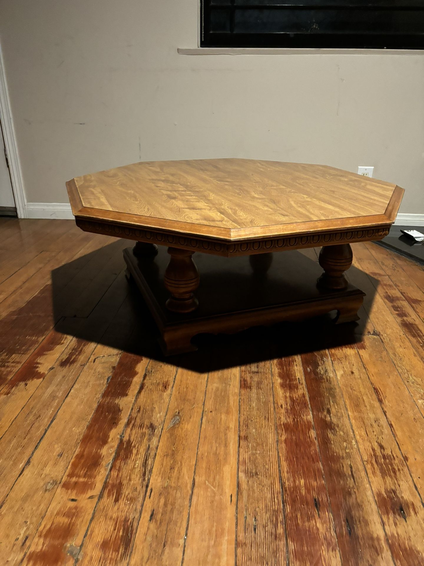 Octagon Coffee Table 