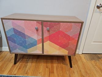 Mid Century Modern Accent Cabinet 
