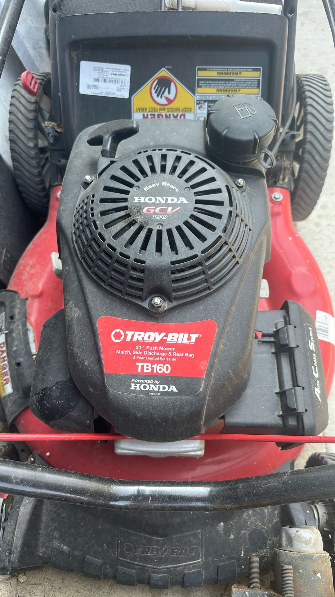Troy Bilt Lawnmower