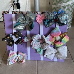 Jojo Siwa Bows And Hair Clip Holder