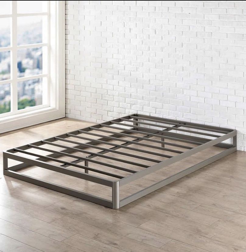 9 Inch Queen Metal Platform Bed Frame (Round Type)
