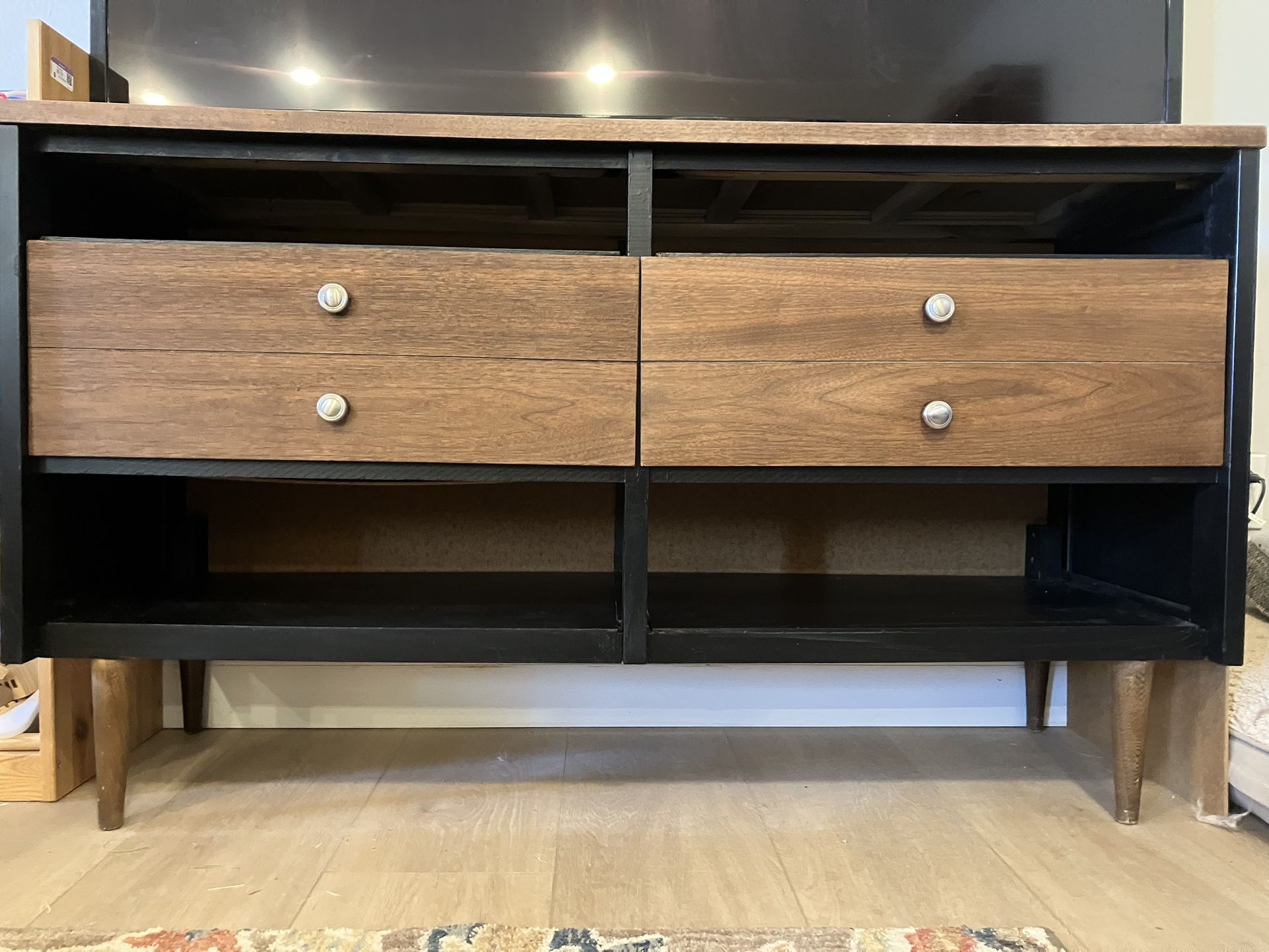 Vintage MCM Bassett Dresser Console