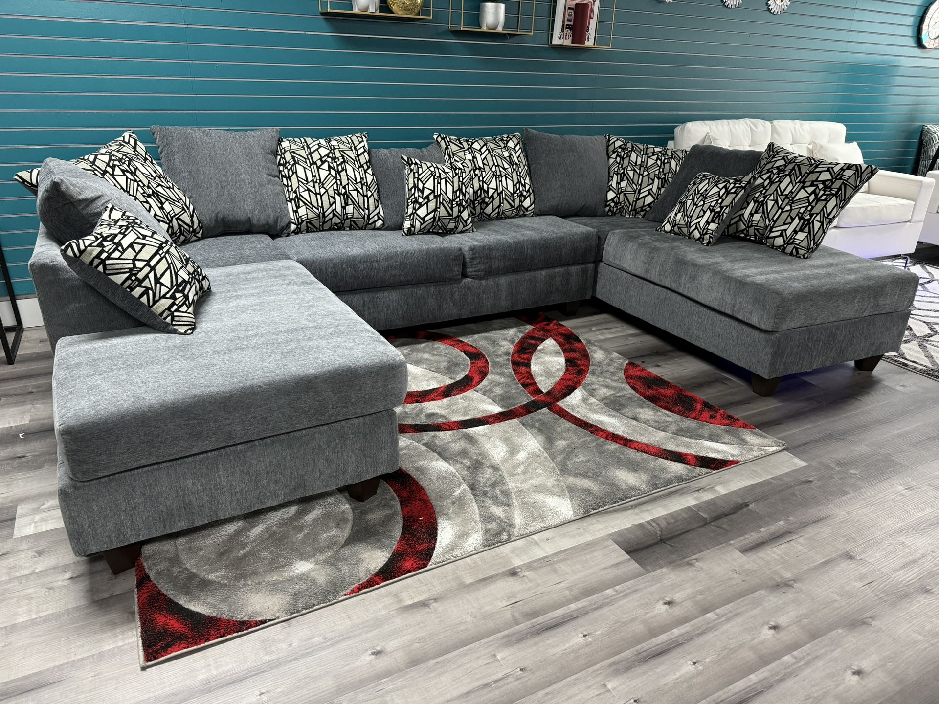 GREY OVERSIZE SECTIONAL /$49 & Take It Home 