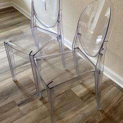 Clear Ghost Chairs