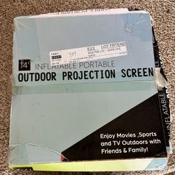 Outdoor Projection Screen - 14 Feet 