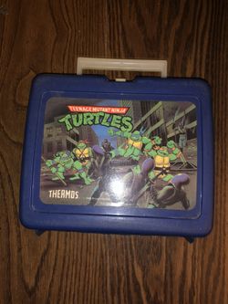 Vintage Teenage Mutant Ninja Turtles Lunch Box 1989