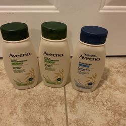 Three Aveeno Body Wash 18 Fl Oz Each