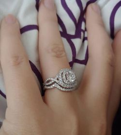 18k Gold Over 925 Sterling Silver Lab Diamond 