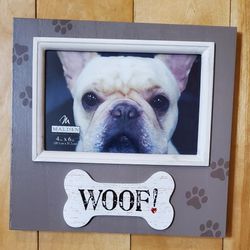 NEW 'WOOF!' 🐾 Dog Frame (4x6)