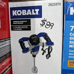 Kobalt Single Paddle Mud Mixer