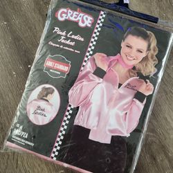 Pink Ladies Jacket With Pink Scarf