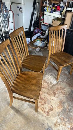 Solid wood chairs