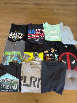 11 adult small boys t shirts