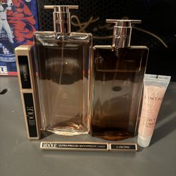 Lancome perfumes, full size mascara, eyeliner and lip gloss pls read description !