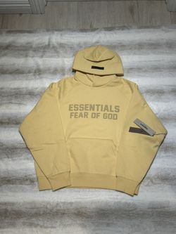 Essentials Fear Of God Light Tuscan Hoodie