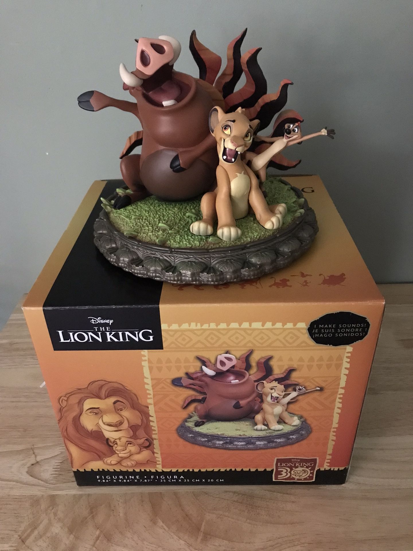 Disney The Lion King 30 Anniversary Statue with Box….