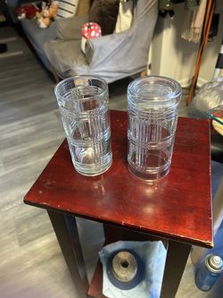 Anchor hocking tartan iced tea glasses