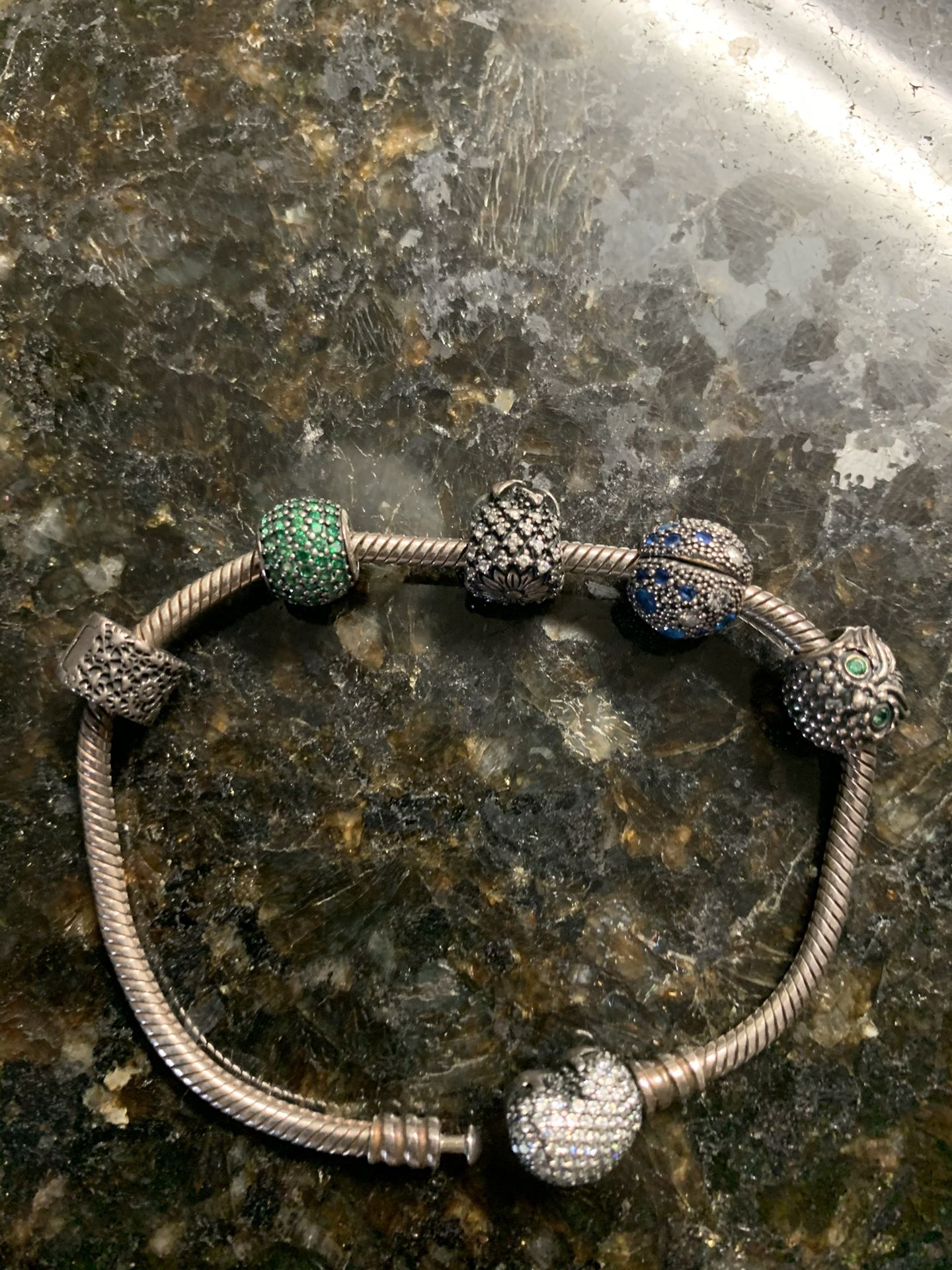 Pandora Bracelet And Charms