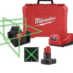 Milwaukee M12 3-Plane Laser Kit New In Box 