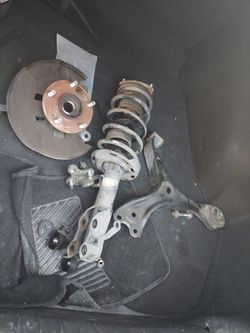 Knuckle is bent  Hub,Control Arm,Strut are in good condition. 