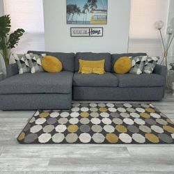 FREE DELIVERY 🚚 Kevin Charles Sectional Couch Sofa L Shaped