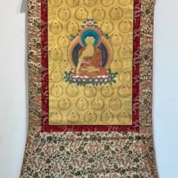Buddha Thangka, Hand Painted 