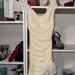 Light cream dress