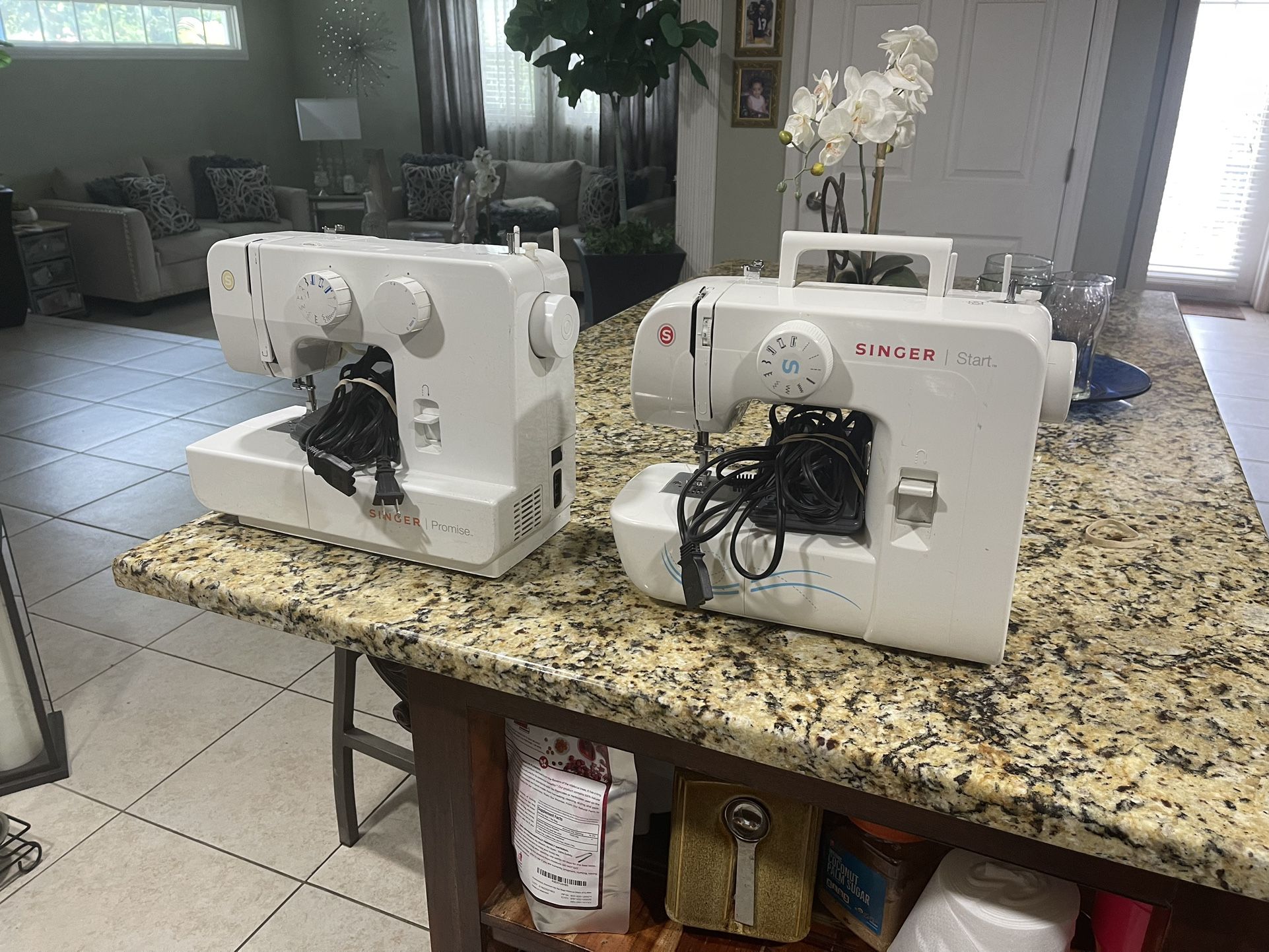 2 Singer Sewing Machines