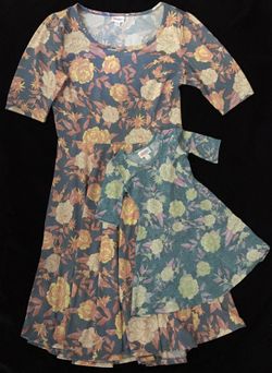 LuLaRoe Mommy XL and me 2 dresses