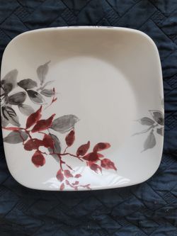 Corelle Kyoto Leaves dinnerware set