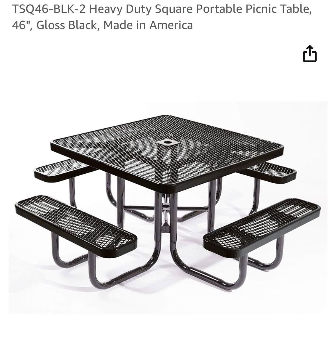 Heavy Duty Picnic Table