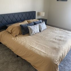 King Bed W/ Mattress 