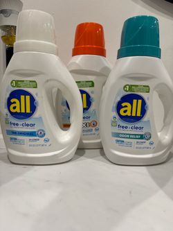 $4 each All Free & Clear Liquid Laundry Detergent