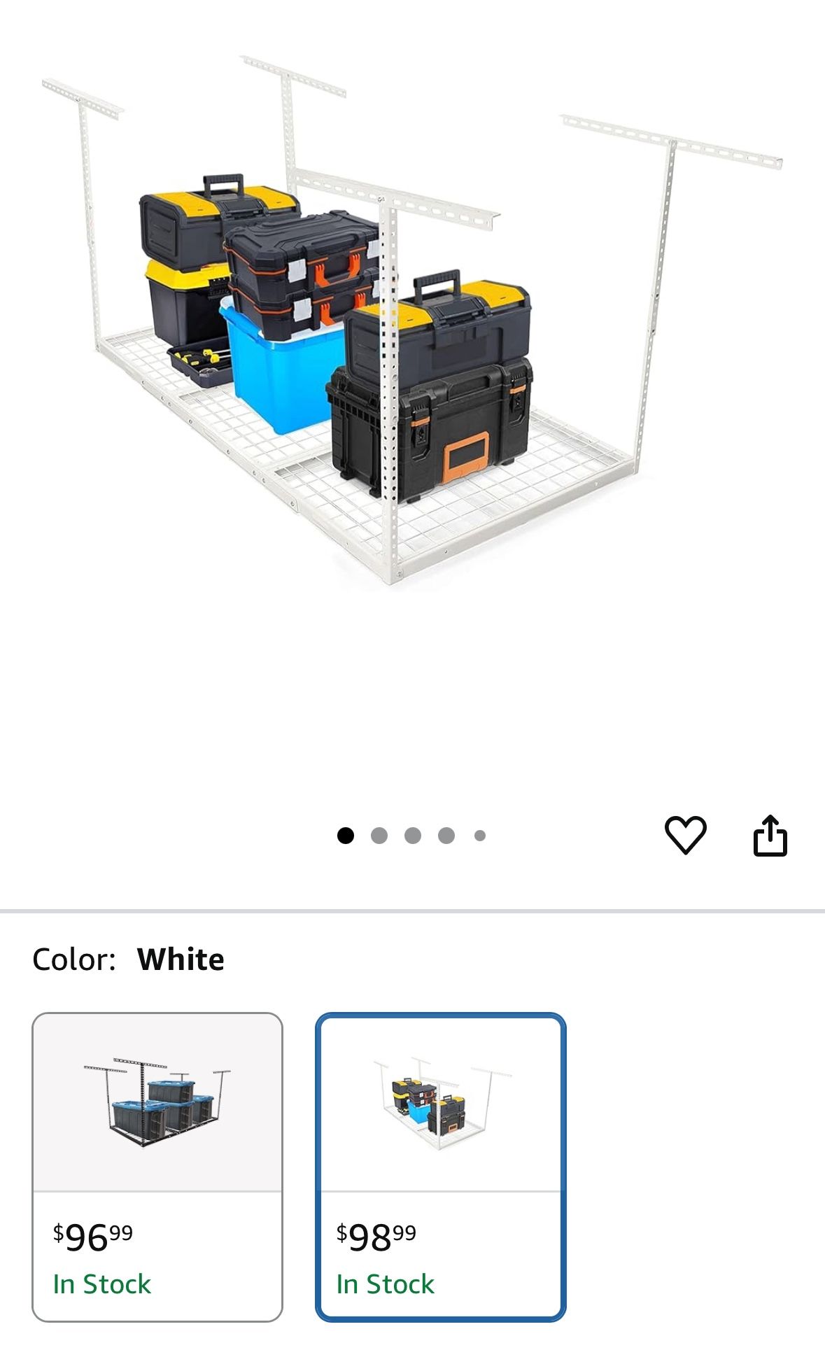 3x6 Overhead Garage Storage Rack