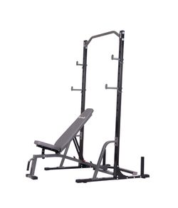 HOME GYM BUNDLE bench+rack+barbell+weights